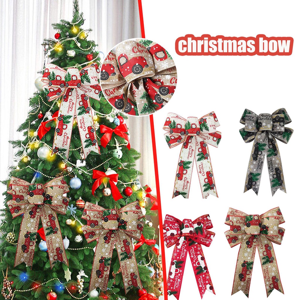 Nơ Trang Trí Giáng Sinh / Nông Trại / Tiệc Cưới 24cm V5W5