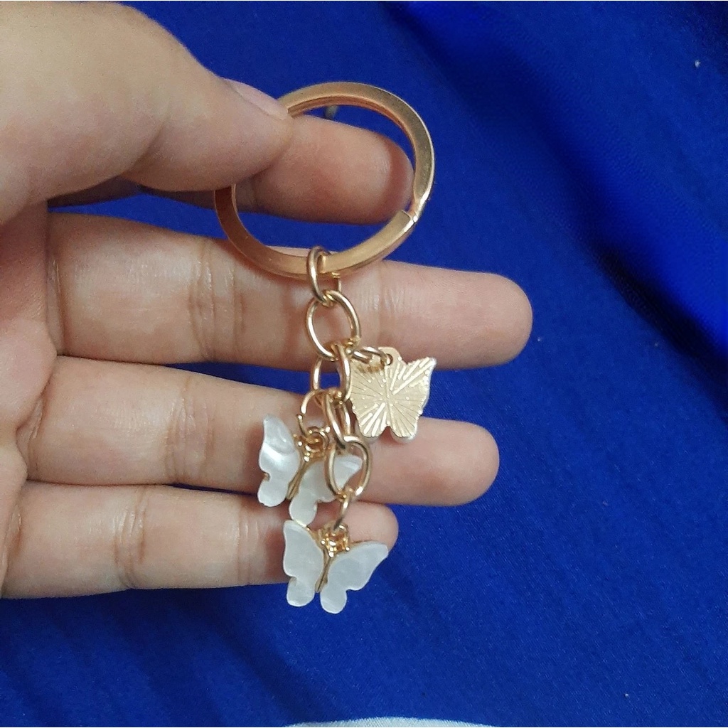 Bướm Charm Keychain Phụ kiện được cá nhân hóa