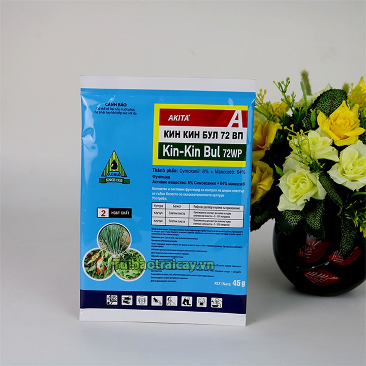 KIN KIN BUL trừ thối nhũn cho lan và cây trồng gói 45g - T129