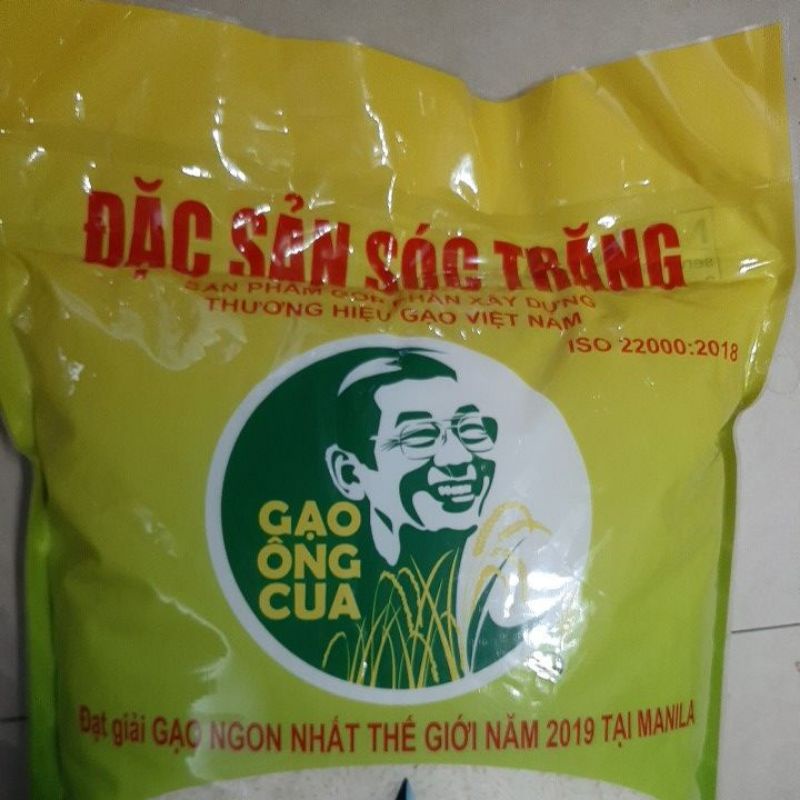 [CÓ TEM CHÍNH HÃNG] Gạo ST25 - Gạo Đặc Sản Sóc Trăng- Gạo Ngon Nhất Thế Giới 2019- PP trực tiếp từ Hồ Quang Cua