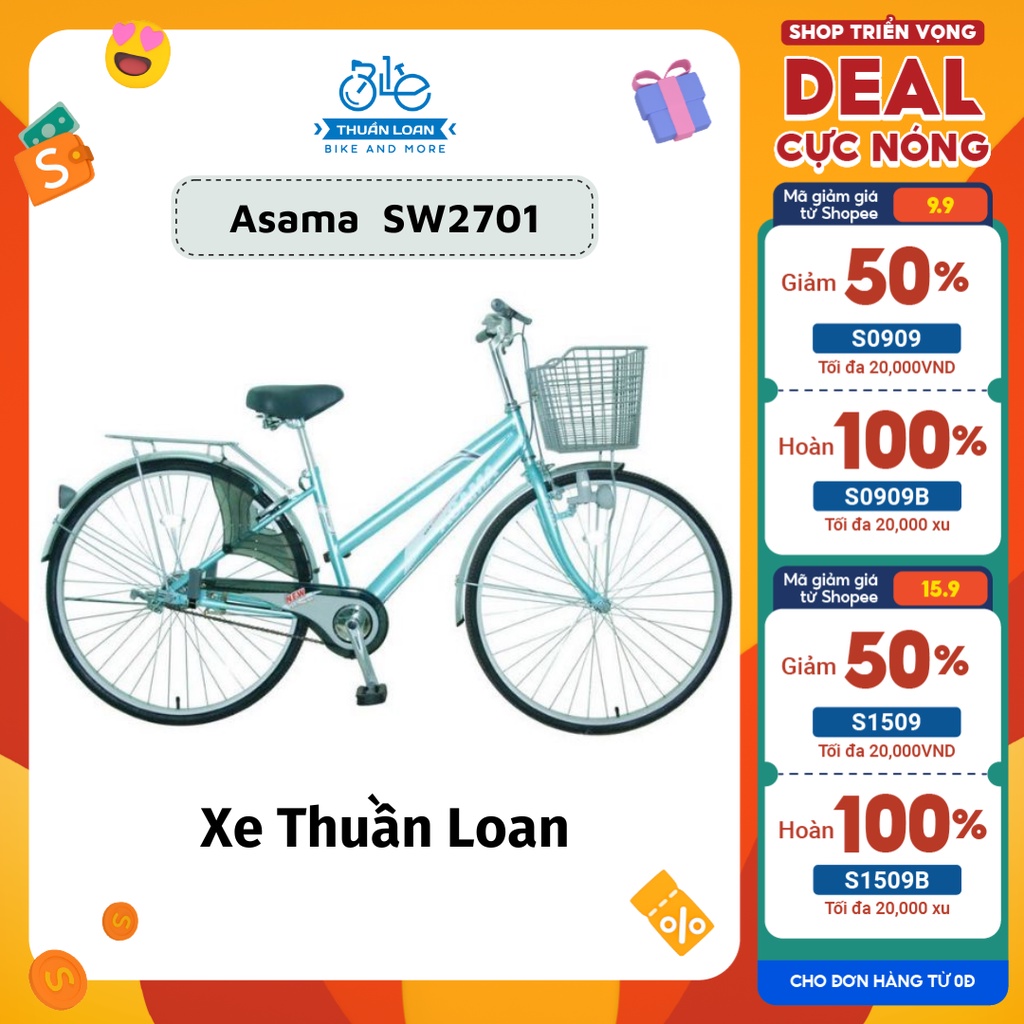 Xe Đạp Asama CLD SW2701 Chính Hãng
