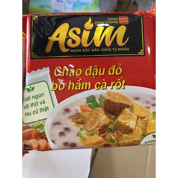 Cháo dinh dưỡng ngũ hành Asim gói 72g