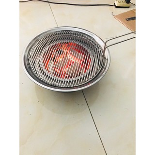 Bếp nướng than hoa âm bàn vỉ inox giá cực sốc