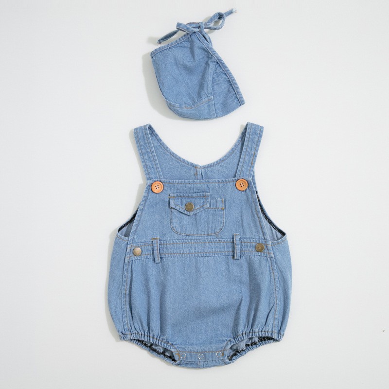 Set yếm jean siêu đáng yêu cho bé (có hình thật) 7.5kg - 16kg