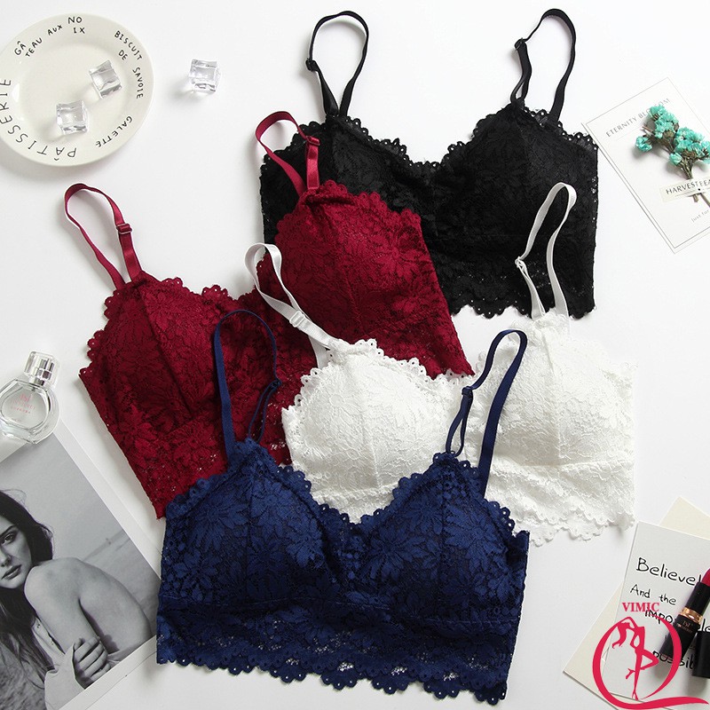 Áo Bra Ren Hoa Siêu Đẹp Free Size KOKIA AB1