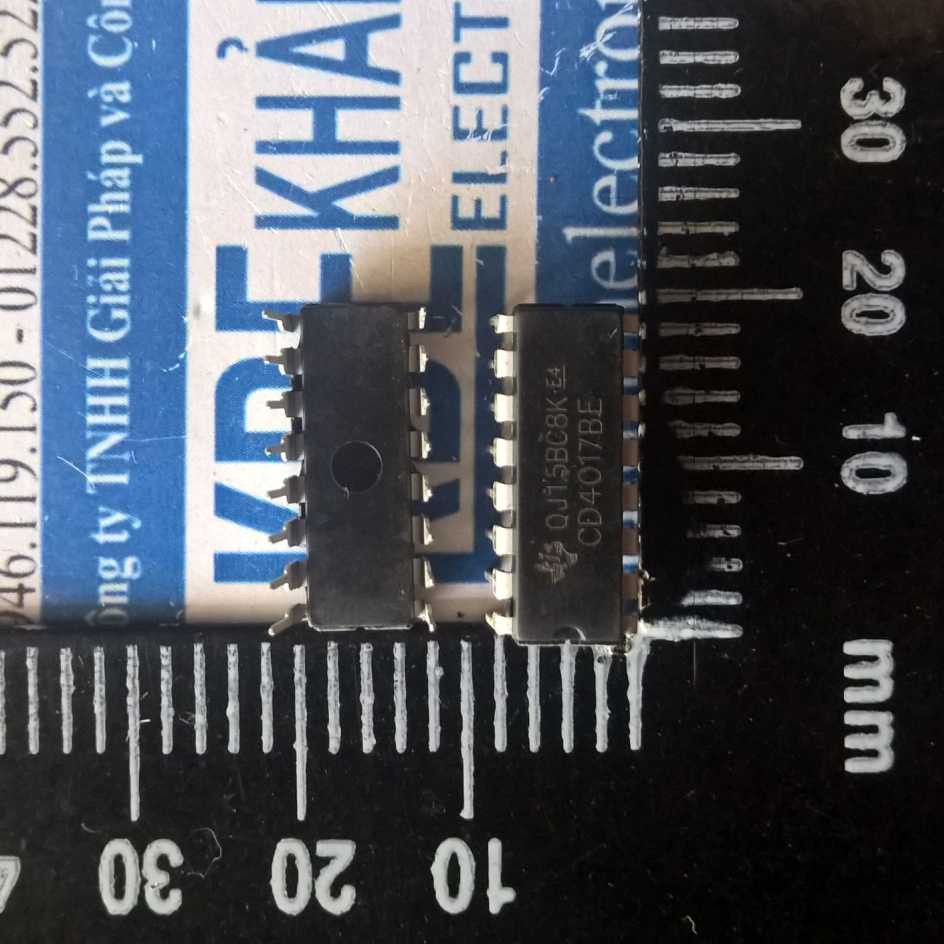 CD4017BE CD4017 4017 DIP-16 IC đếm xung 10 output (10 con) KDE1359