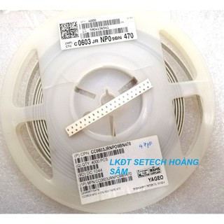 Tụ dán 0603 (20 con) các trị số 2.2pF~220pF