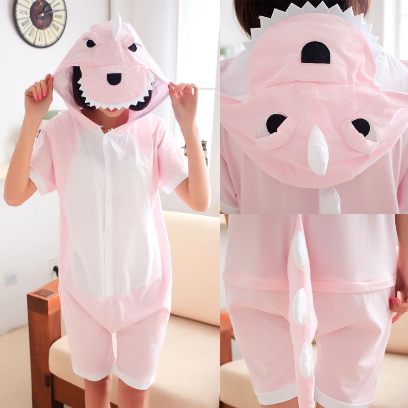 Cute anime character pajamas for adults Summer Short sleeve Sleepwear