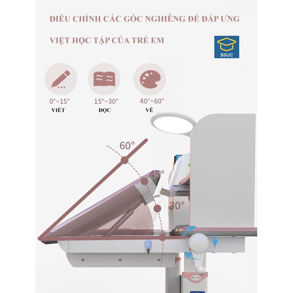 [ CHÍNH HÃNG ]  -  Bàn học chống gù mã DRZ-10001 dài 100cm dành cho trẻ em dễ lắp ráp bảo hành 24 tháng | BigBuy360 - bigbuy360.vn