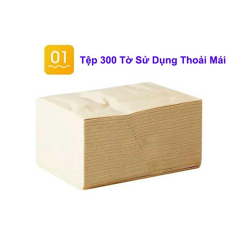 Giấy ăn gấu trúc SIPIAO chính hãng siêu dai gói 300 tờ