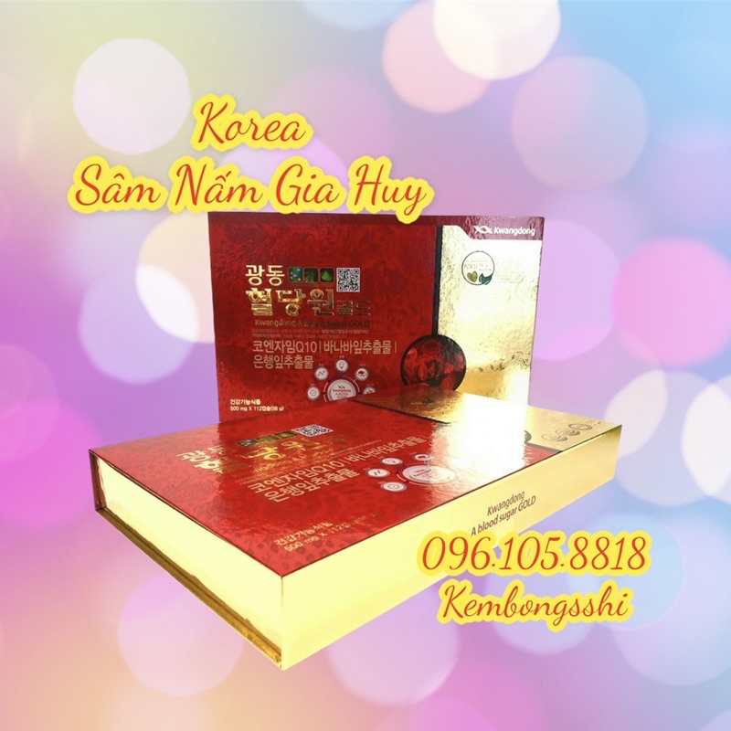 [HÀNG MỚI] Viên Uống Ổn Định Huyết Áp, Tiểu Đường, Mỡ Máu Hàn Quốc