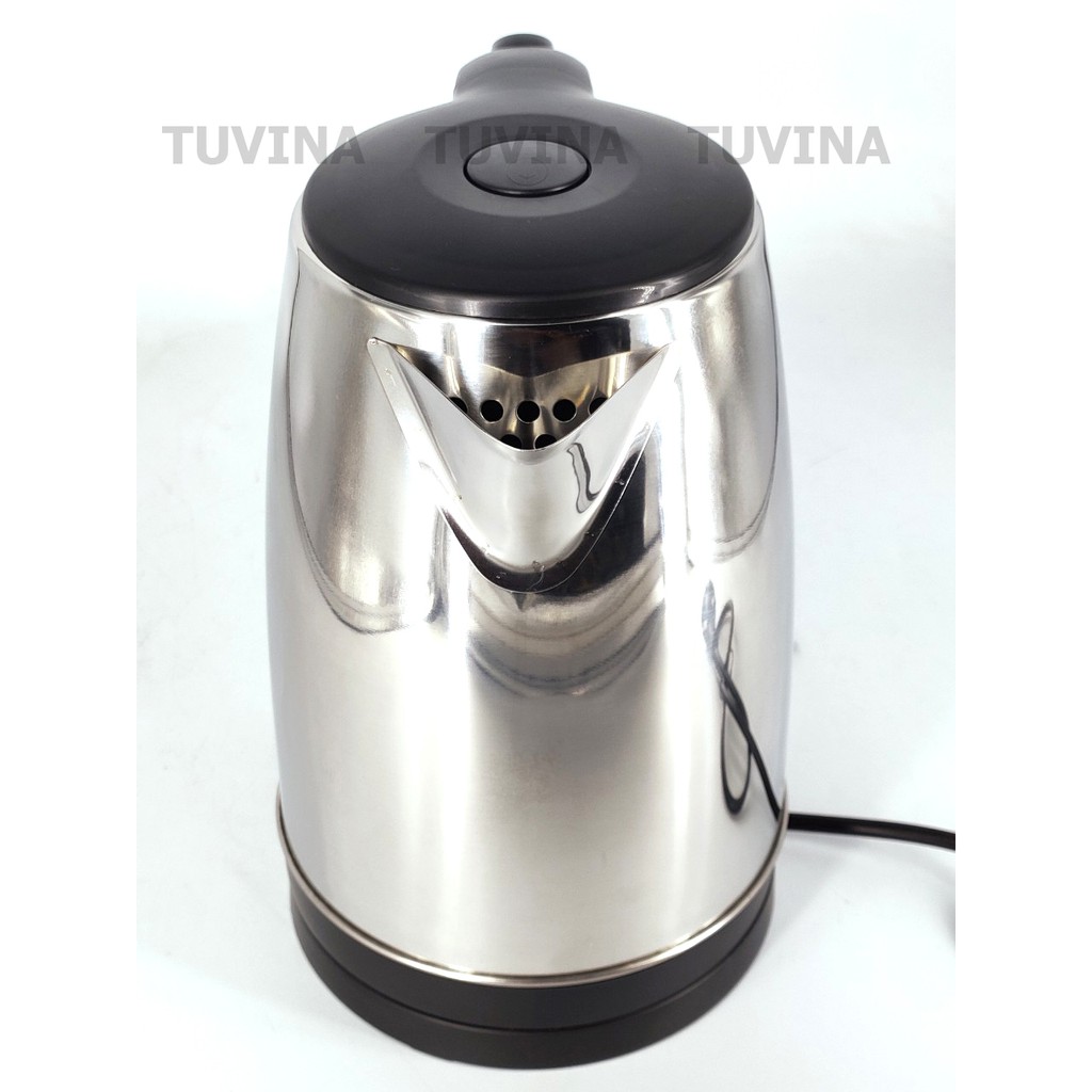 Ấm Siêu Tốc - Bình Đun Nước Siêu Tốc Inox Bigsun 1.8L 1.8 Lít - Đun Sôi Cực Nhanh - Hàng Chính Hãng (Bảo Hành 12 Tháng)