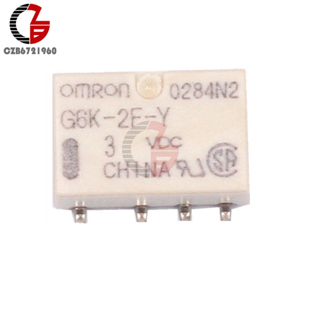 5Pcs SMD G6K-2F-Y Signal Relay 3V 5V 12V 24V Surface Mounting Relay 8Pin for Omron Relay Security Home appliances | WebRaoVat - webraovat.net.vn