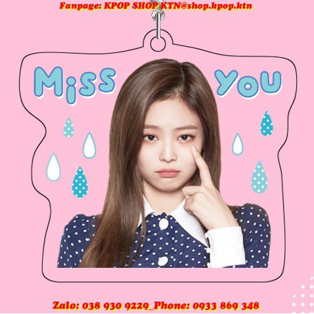 MÓC KHÓA JENNIE BLACK PINK