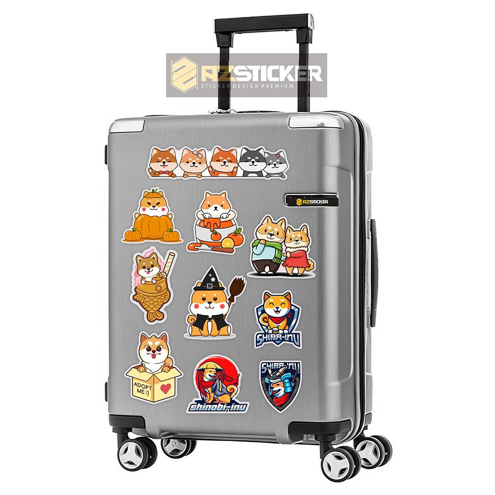 [Set 100+] Sticker Shiba Nua | Dán Nón Bảo Hiêm, Điện Thoại, Laptop, Bình Nước...Chống Nước, Chống Bay Màu