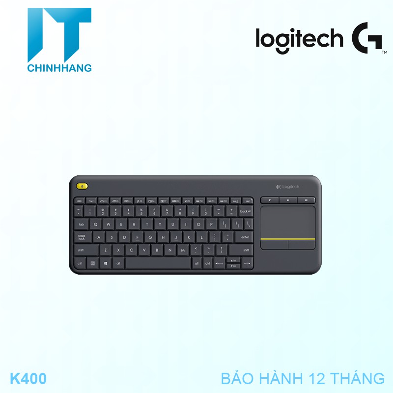 [Mã 11ELSALE hoàn 7% đơn 300K] Bàn Phím Không Dây Logitech K400 Plus