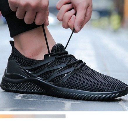 Giày Thể Thao Nam Full Đen Ts05