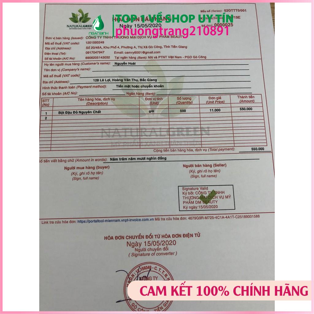 500GR bột đậu đỏ nguyên chất loại hạt nhỏ tắm trắng đắp mặt dưỡng trắng da, se khít lỗ chân lông, đều màu da