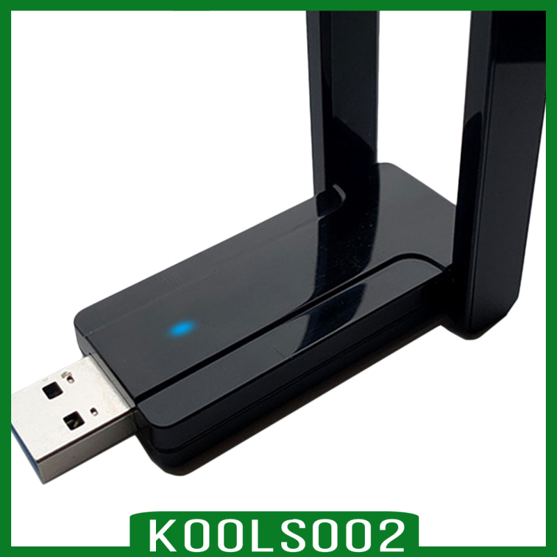 Usb Wifi 1300mbps Băng Tần Kép 2.4g / 5ghz Kèm Ăng Ten Cho Máy Tính Để Bàn