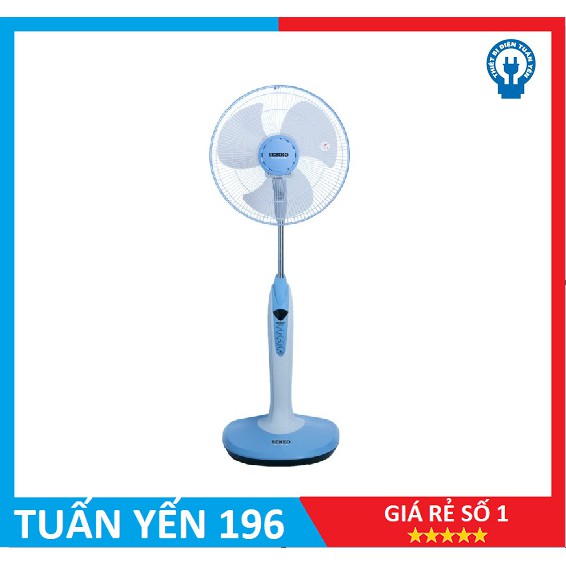 💎FREESHIP💎 Quạt đứng Senko có đèn DD1602 hàng chính hãng màu sắc ngẫu nhiên