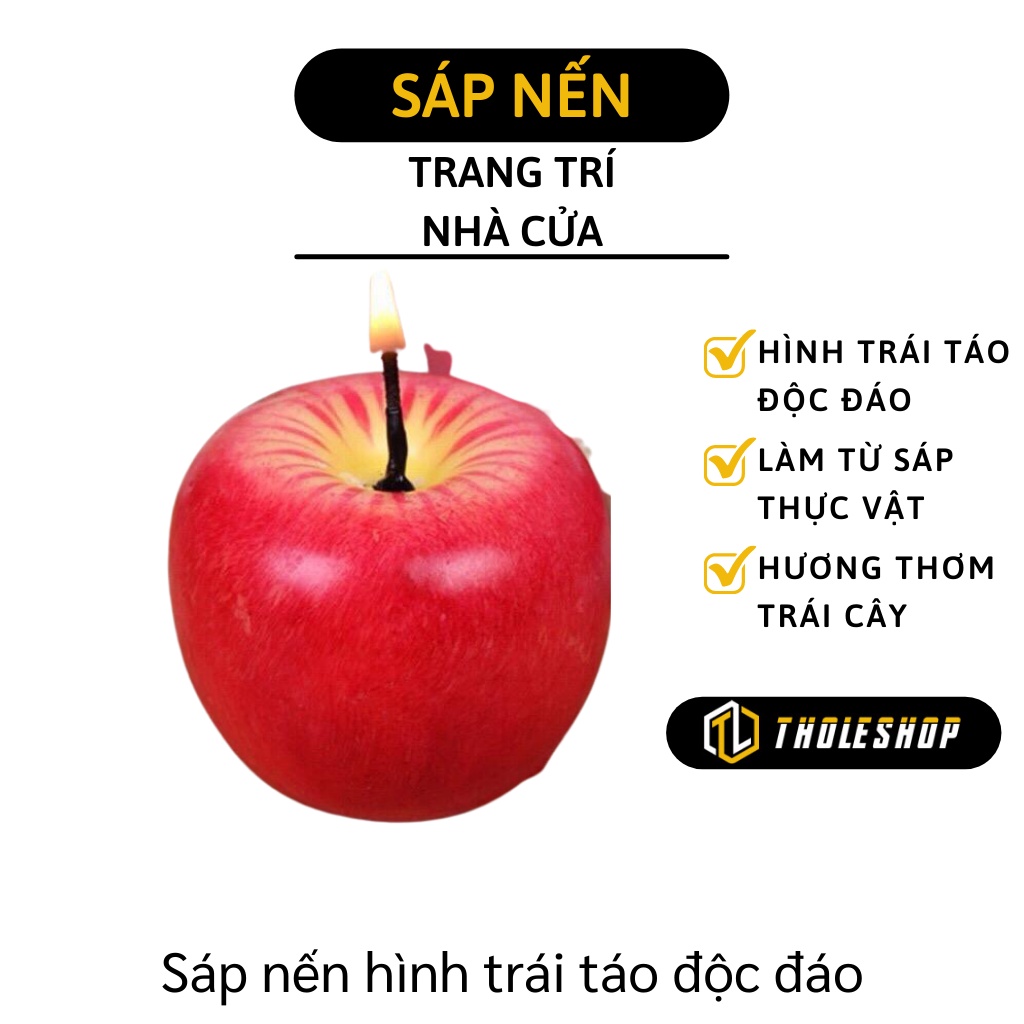 Sáp Nến Thơm - Sáp Thực Vật Hình Trái Táo Hương Thơm Trái Cây, Trang Trí Không Gian 4127