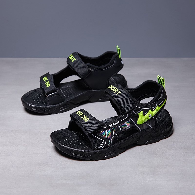Dép sandal quai hậu bé trai 6-15 tuổi, thể thao khỏe khoắn và năng động -D027