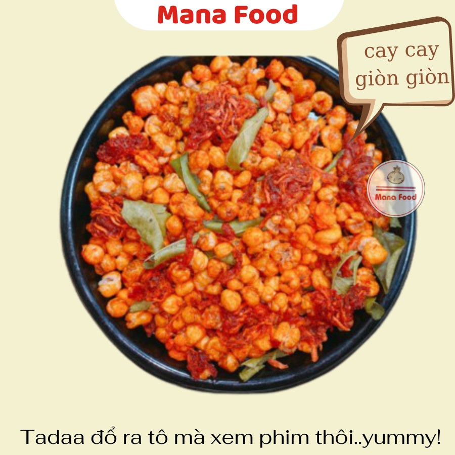 400G Bắp Bò Lá Chanh Mana Food | Bắp rim khô bò, ngô rim khô bò - cay giòn thích mê