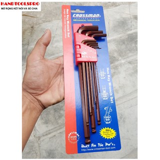 Bộ chìa lục giác bi 9 cây dài Crossman 66-099