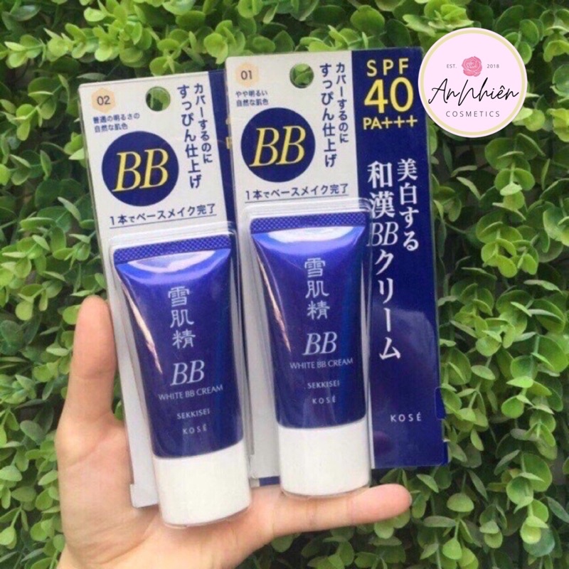 Kem nền trang điểm BB Kose Sekkisei Cream 6in1 chống nắng SPF 40 PA+++