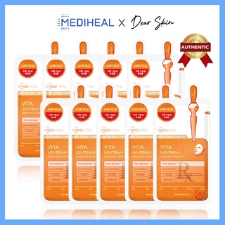 [Chính Hãng] [Hộp 10] Mặt nạ Mediheal Vita Lightbeam Essential Mask phục hồi tái tạo làm trắng sáng da
