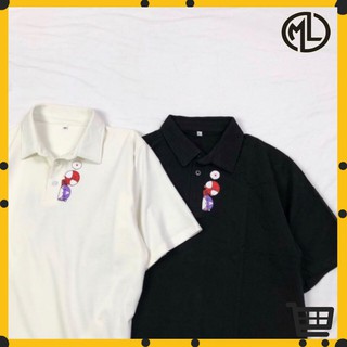 Áo polo SPIDERMAN đen và trắng