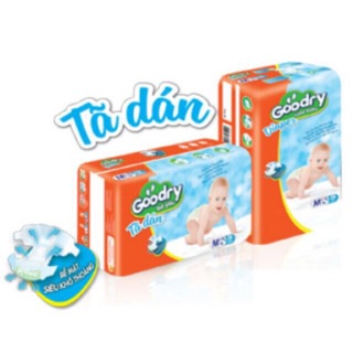 Tã dán Goodry M42 (5-10kg) - Công nghệ Nhật Bản, Màng đáy thoáng khí 100% ngăn ngừa hăm tã