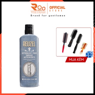 Bọt Dưỡng Da Sau Cạo Râu Se Khít Chân Lông Reuzel Astringent Foam Mềm Dịu Mát, Mùi Barbershop Truyền Thống 200ml