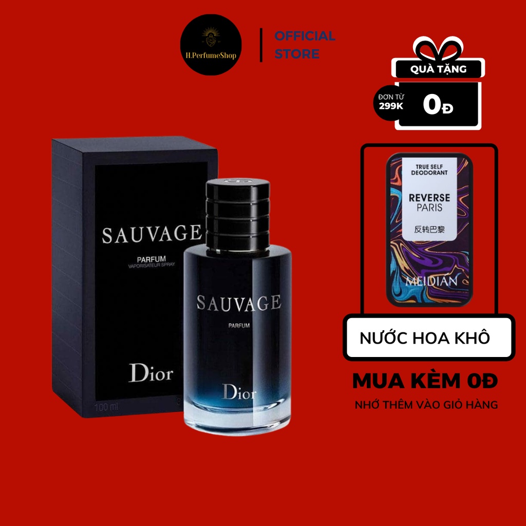 Nước hoa nam Sauvage EDT Dung Tích 100ml - Dầu thơm nam hương thơm nam tính mạnh mẽ cuốn hút