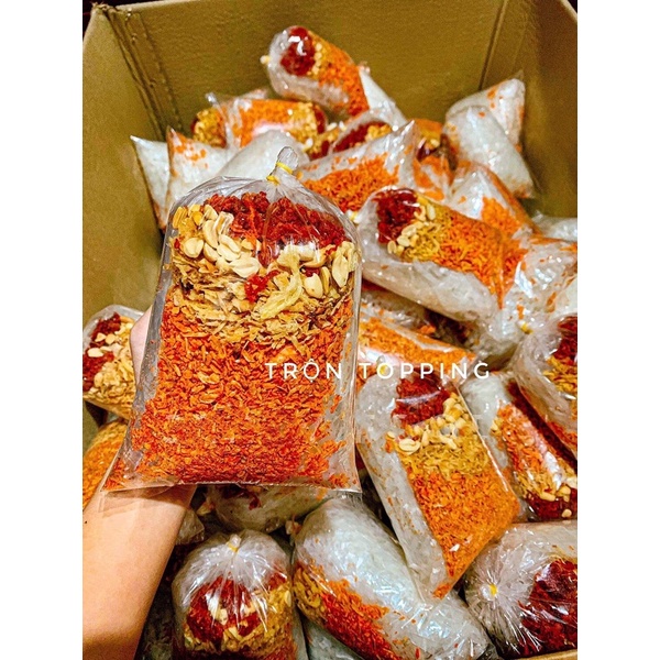 Bánh Tráng Thập Cẩm Nước Sốt Bò Cay  Bánh Tráng Trộn Full Topping - Ăn Vặt Ngon