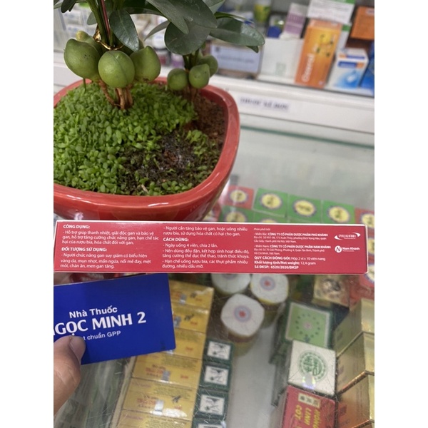 ✅ [Chính Hãng] Bổ gan Thái Minh - Mua 6h tặng 1h bằng tem tích điểm, giải độc gan, mát gan từ Diệp hạ châu, Actiso