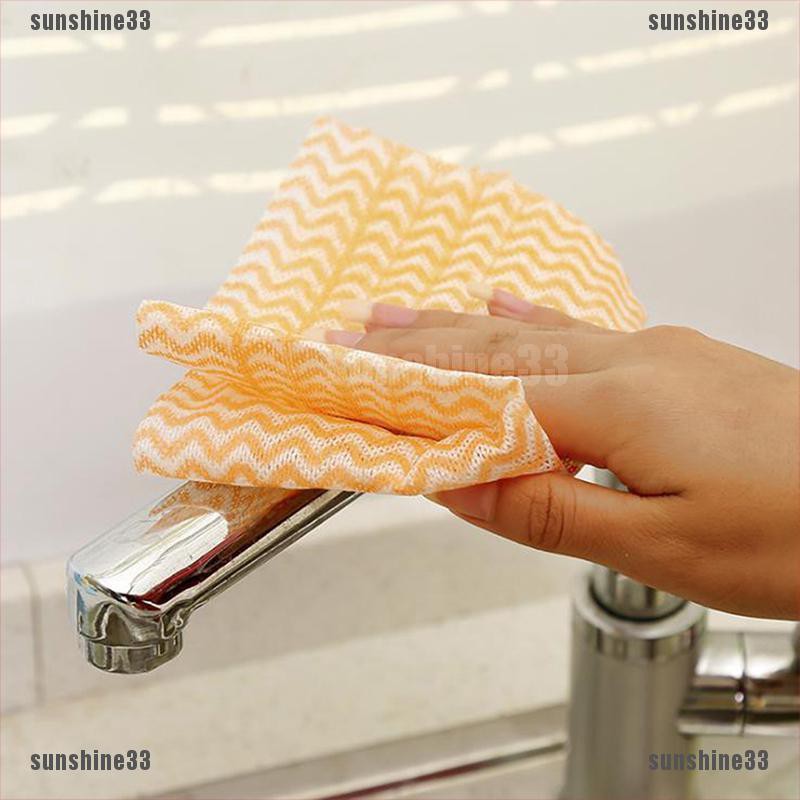 Khăn Lau Chén Dĩa Bằng Vải Không Dệt Sử Dụng Một Lần Tiện Lợi