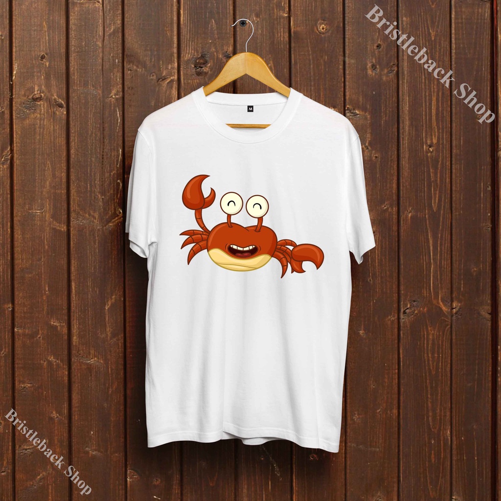 👈Áo Phông hình Con Cua đáng yêu - Crab T-Shirt siêu rẻ - J8CRB-004