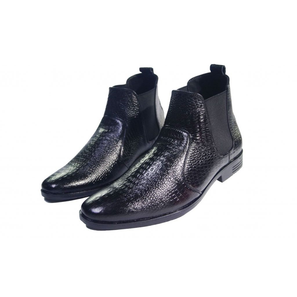 Giày boot nam da bò thật vân cá sấu .Bảo hành 12 tháng.Mã số: B148
