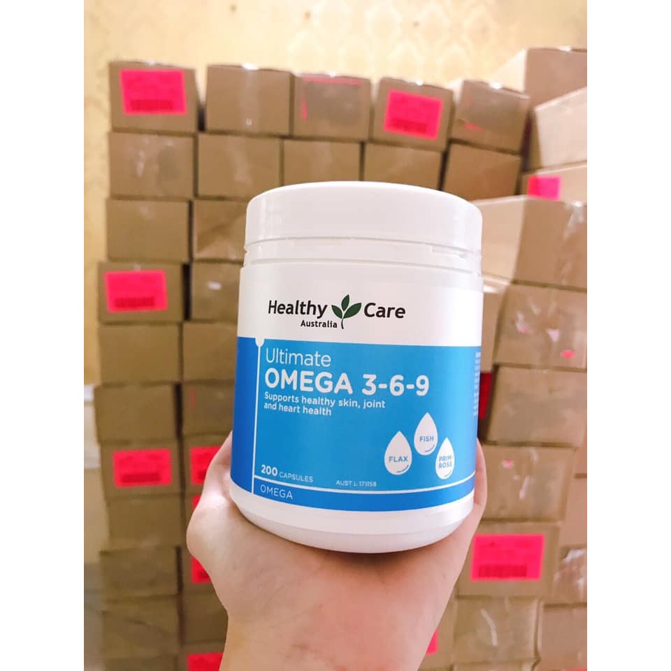 Omega 3 6 9 Healthy Care Ultimate Của Úc (200 Viên) mẫu mới