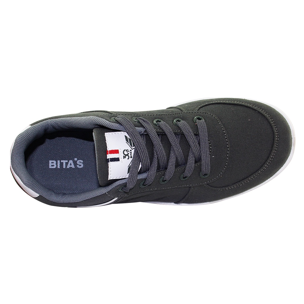 GIÀY THỂ THAO NAM BATA BITA'S GVM.71 (ĐEN + RÊU) - BITAS MEN'S SPORT SNEAKERS
