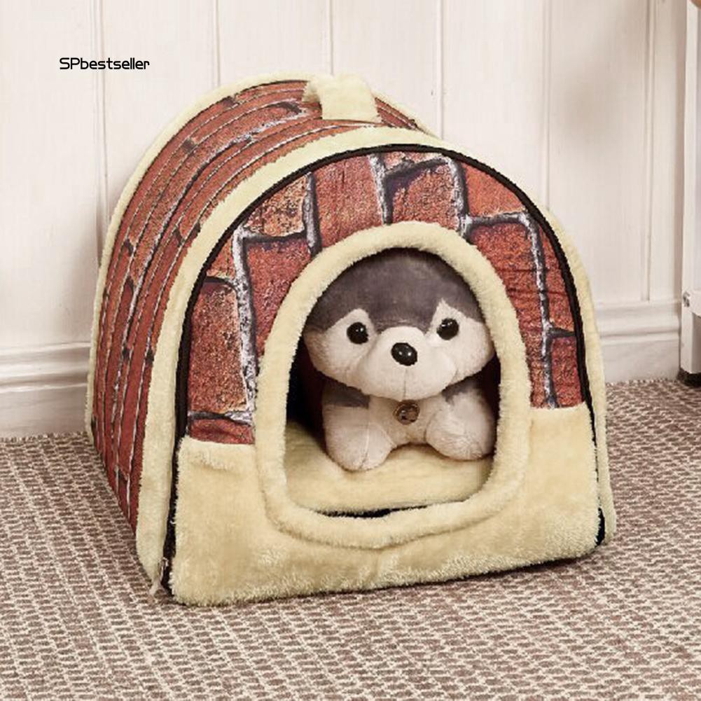 Nhà thú cưng bằng vải lông mềm mại xinh xắn nhiều kiểu tùy chọn
