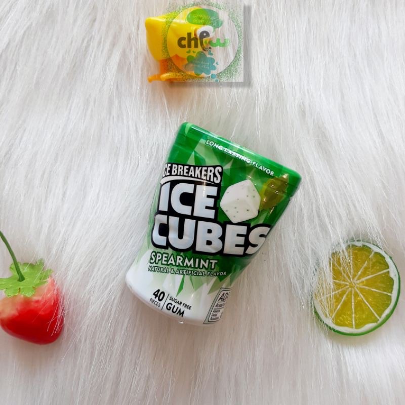 Gum Ice Cubes hương vị bạc hà spearmint