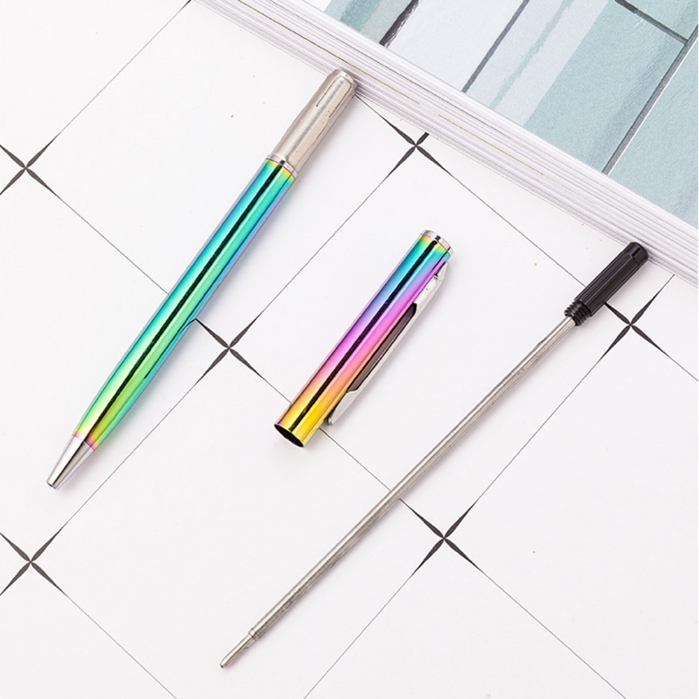 Bút bi vỏ kim loại nhiều màu sắc độc đáo