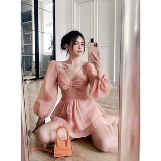 Váy tơ cước cột  yếm