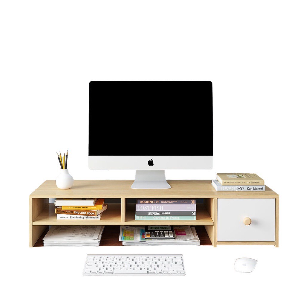 FREESHIP KỆ ĐỂ MÁY TÍNH, LAPTOP KÈM KỆ SÁCH CÓ NGĂN KÉO MẪU MỚI NHẤT