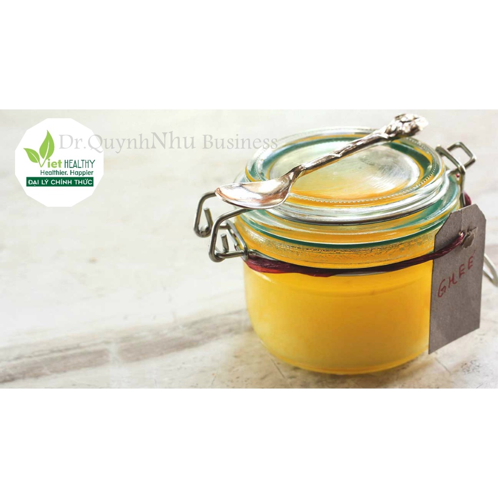 [CHÍNH HÃNG] Ghee thảo dược Viet Healthy 400ml giàu dinh dưỡng, thơm ngon, rất tốt cho sức khỏe