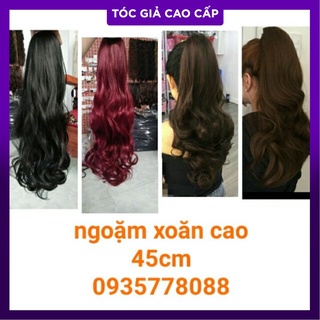 Tóc ngoặm xoăn cao hình tự chụp