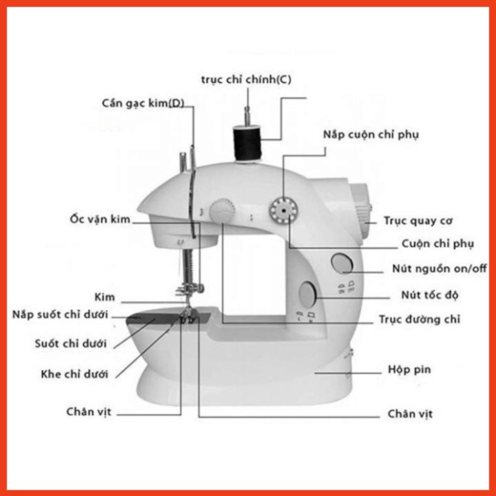 Thanh Lý Máy May mini, máy may cầm tay, máy khâu CMD, máy may gia đình