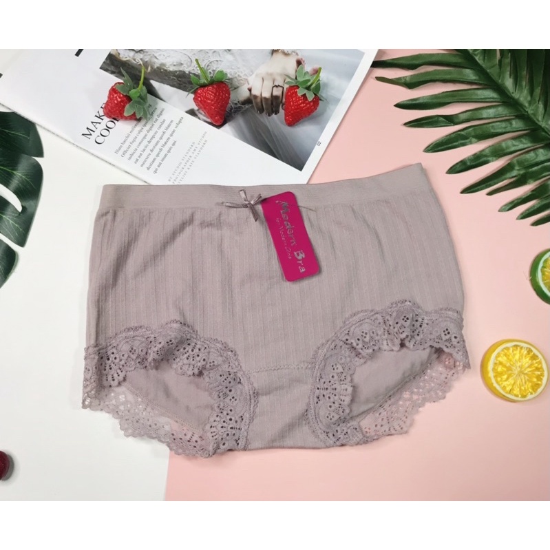 Quần lót nữ Thái Lan chất thun tăm co dãn 4 chiều Size 48-55kg